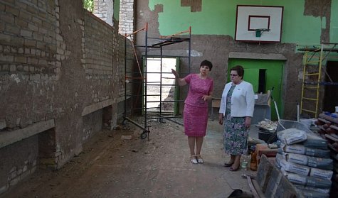 В Сорочинске модернизируют школу